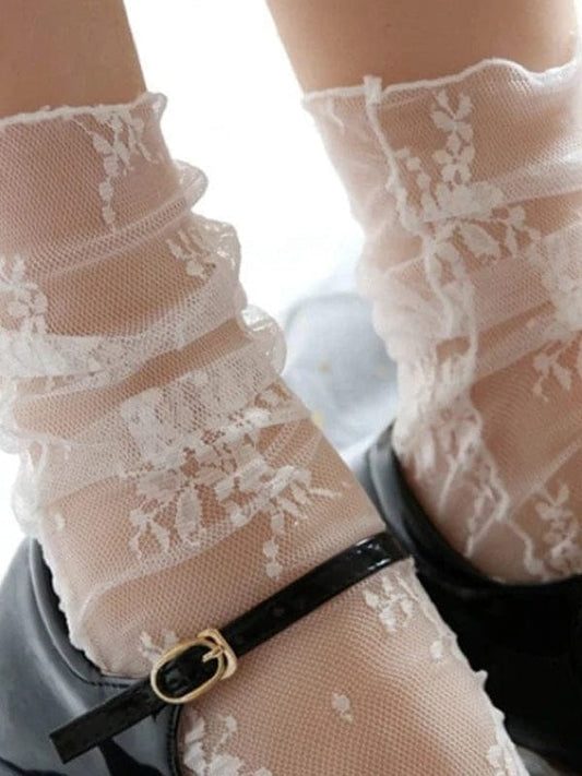 Lace Sheer Socks