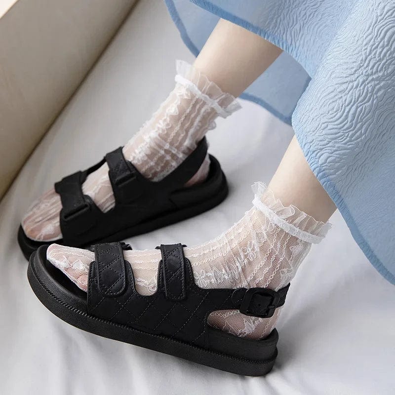 Sheer Lace Socks