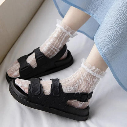 Sheer Lace Socks