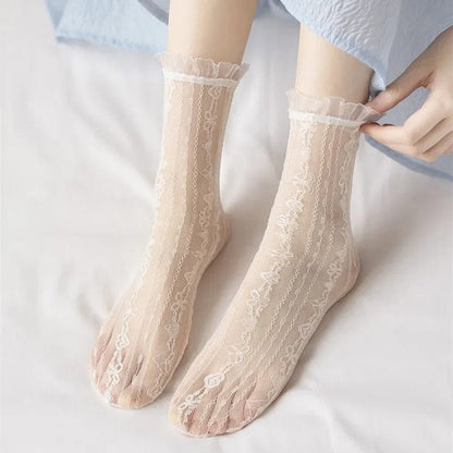 Sheer Lace Socks